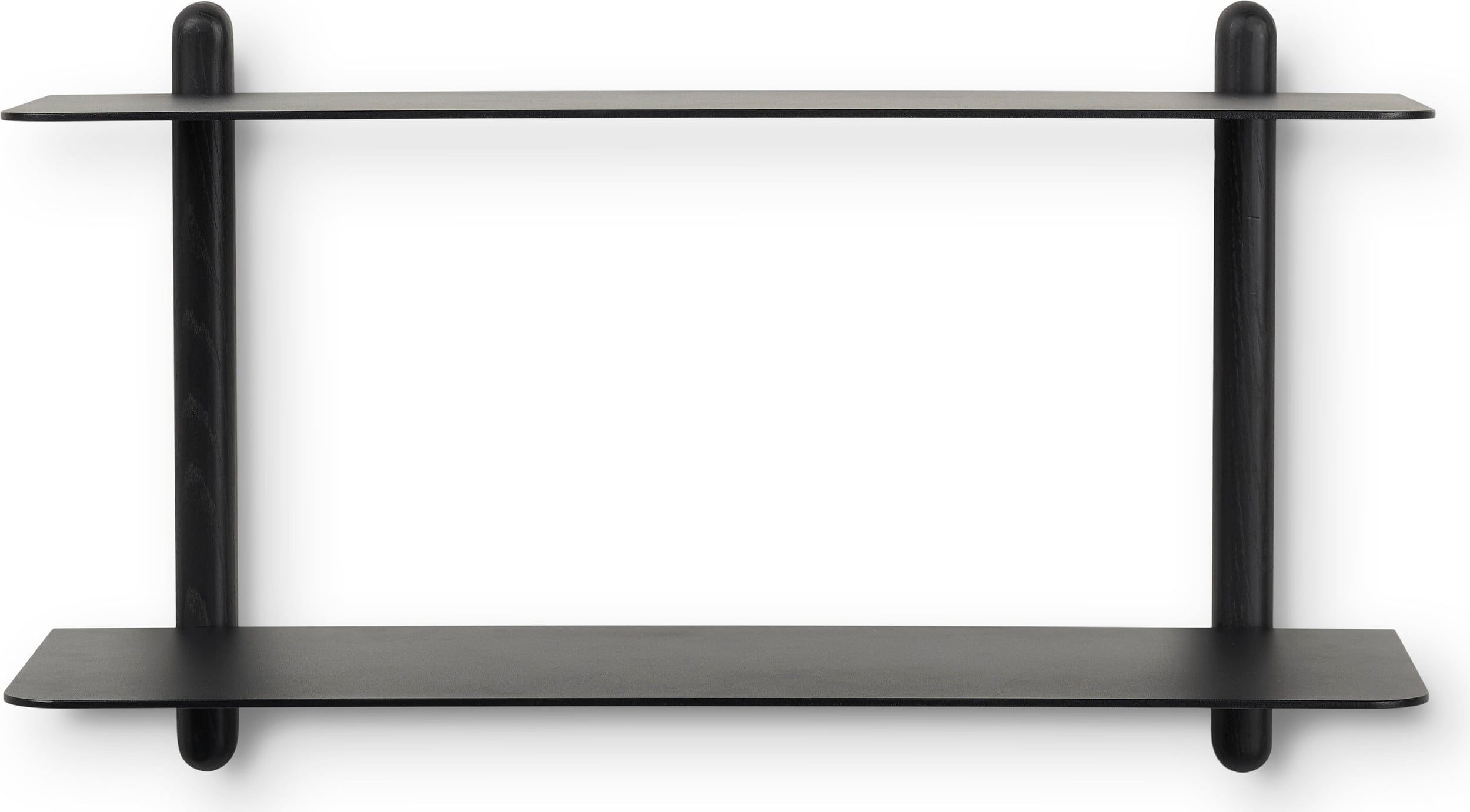 Nivo Large F Wandregal 38,5 cm schwarze Esche