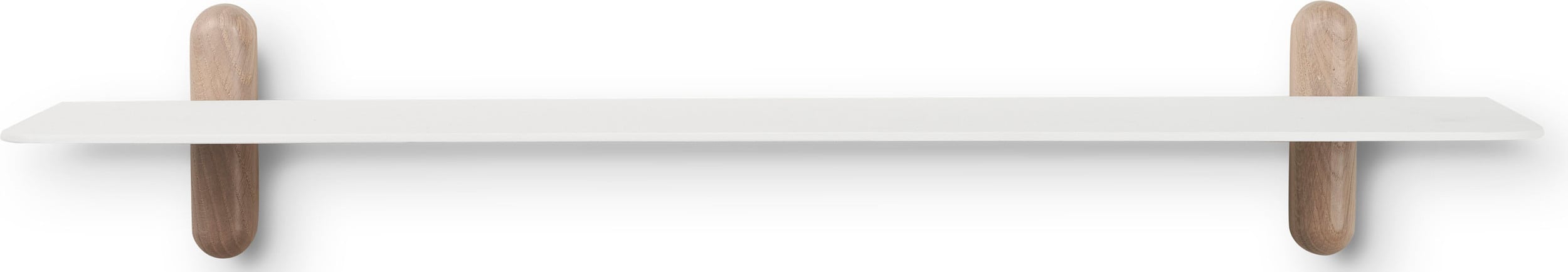 Nivo Large G Wandregal 66,5 cm weiß Eiche hell