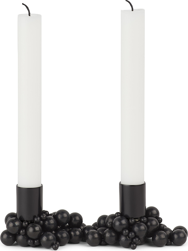 Portavelas magnéticos Molekyl, para velas clásicas, Pack de 2 unidades