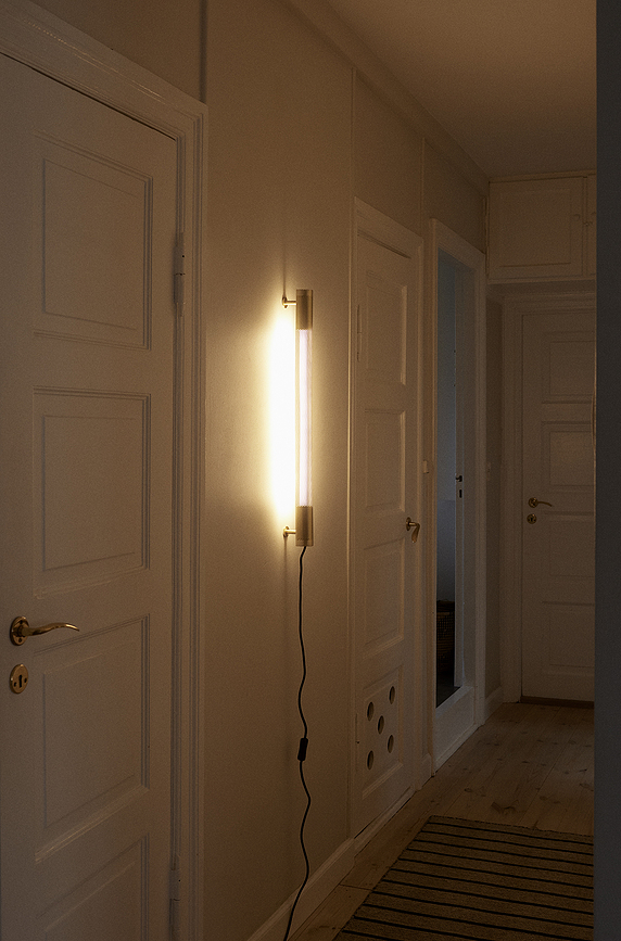 Radent Applique Murale avec interrupteur, 70 cm, blanche