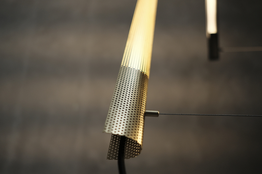 Radent Lampa viseća 135 cm bijela