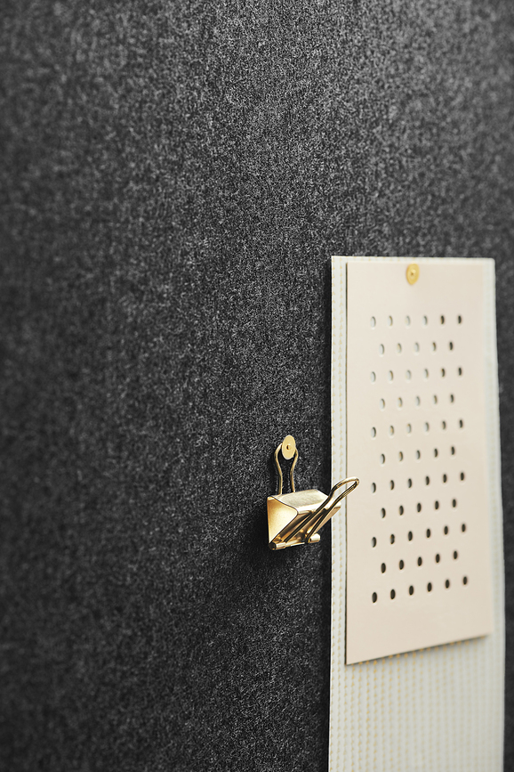 Retell Filcasta tabla, 80 cm, črno-zlata