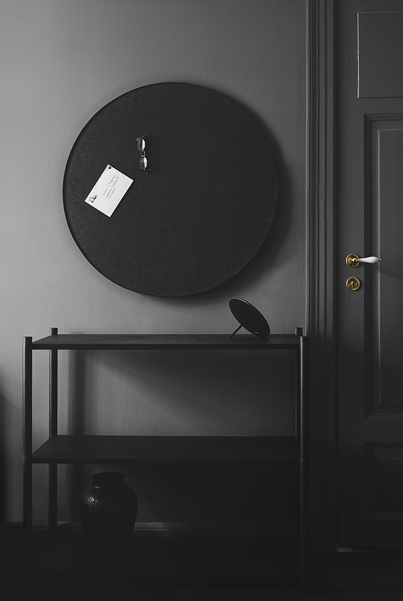 Retell Filcasta tabla, 80 cm, črno-zlata