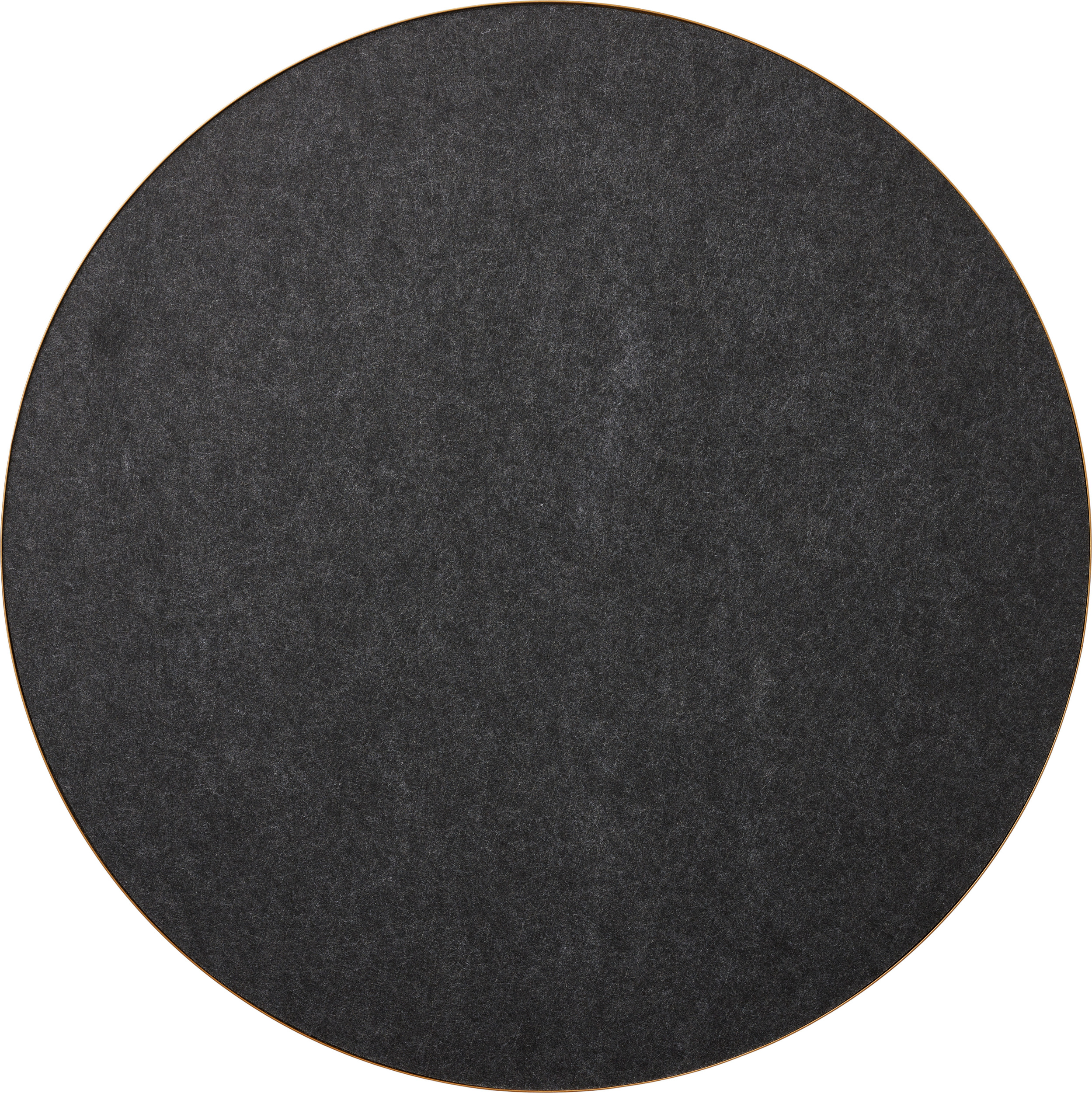 Retell Filz-Pinnwand, 80 cm, schwarz-gold