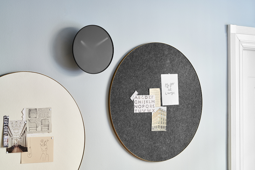 Retell Tableau en Feutre 80 cm, gris-noir