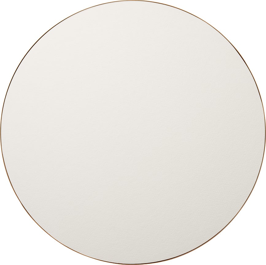 Retell Tableau en Feutre, 80 cm, blanc et or