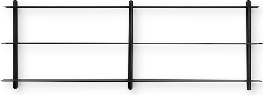 Sienas plaukts Nivo D melns osis 42 cm