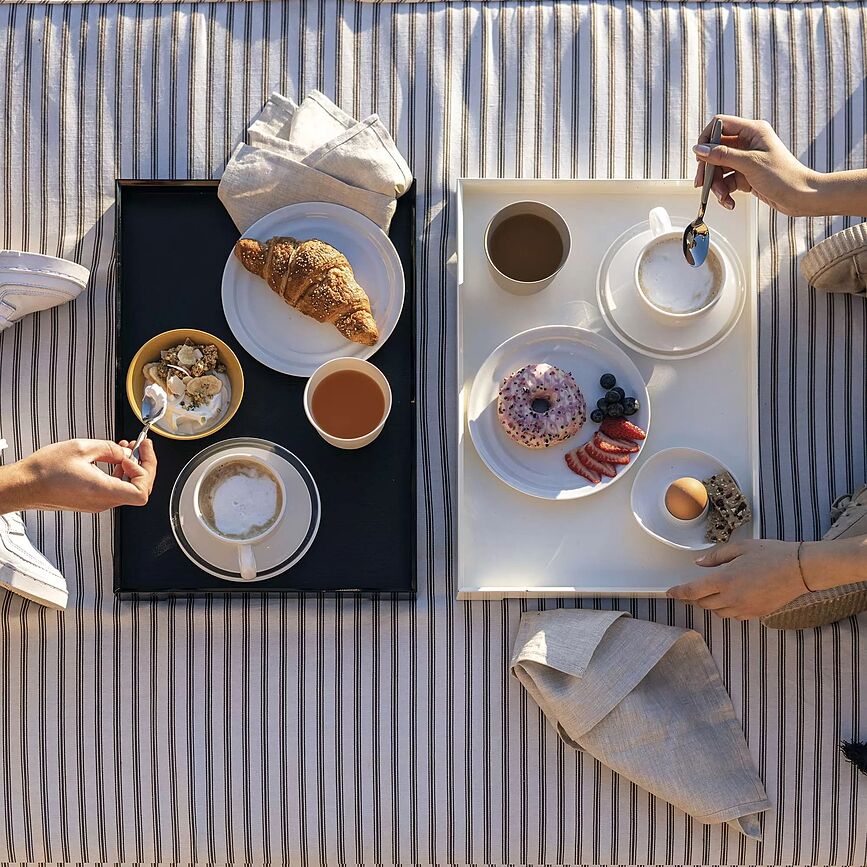 Bandeja de servir Icons Essence L, negra