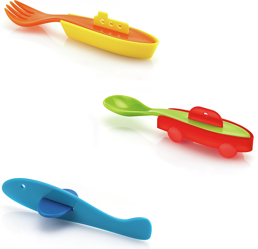 Bimbi Traffic Couverts pour enfants, Set 3 pièces