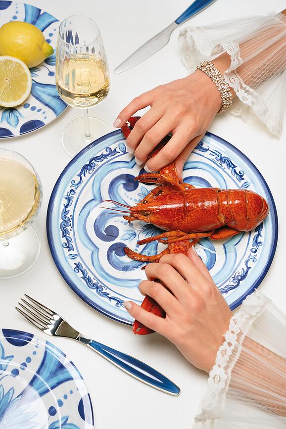 Blues Assiette Plate 27,5 cm