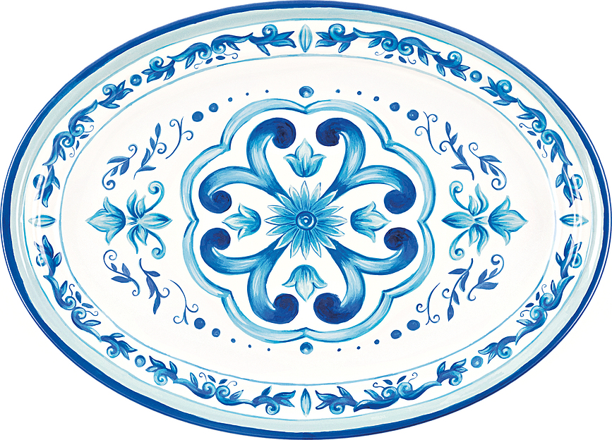 Blues Ovalni pladenj, 50 cm