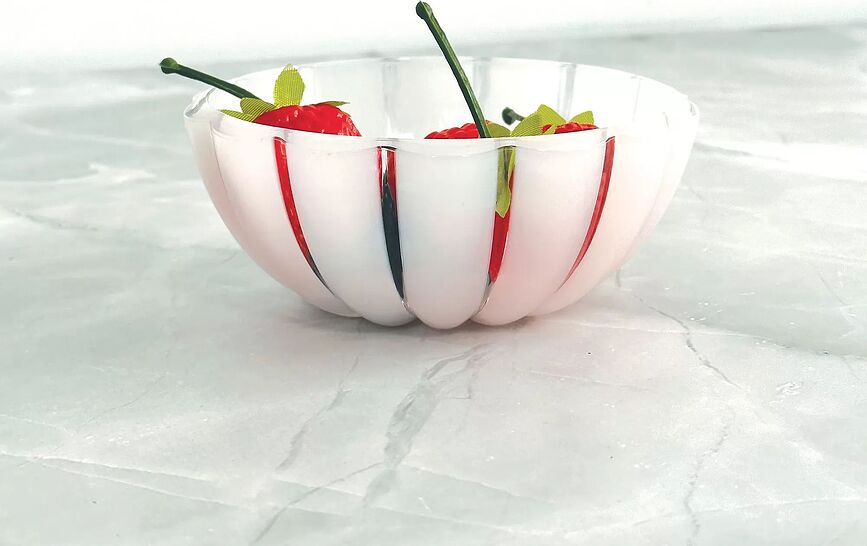 Bol reciclado Dolcevita, ámbar, pequeño