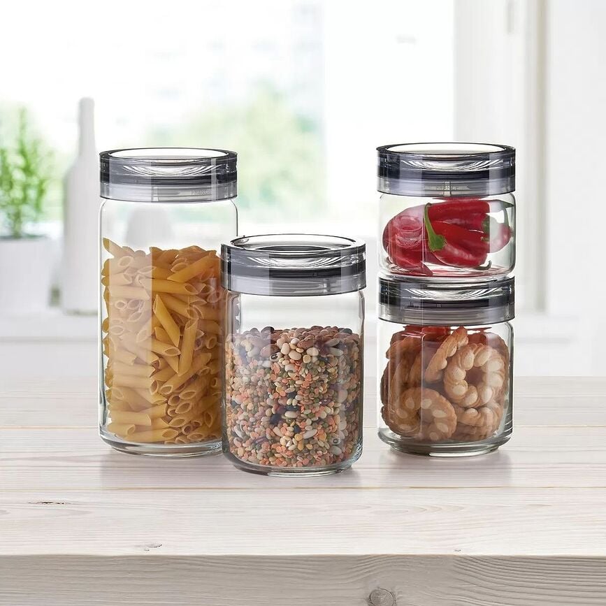 Bote de cocina Latina, 1 l, gris claro