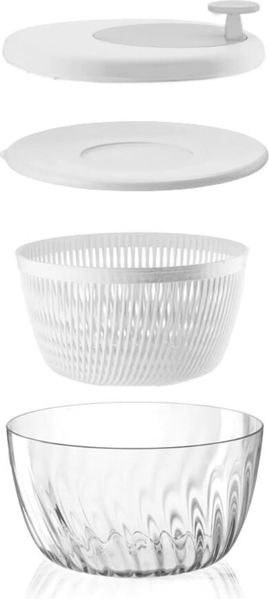 Centrifugadora de Ensalada Kitchen Active Design, 26 cm, verde