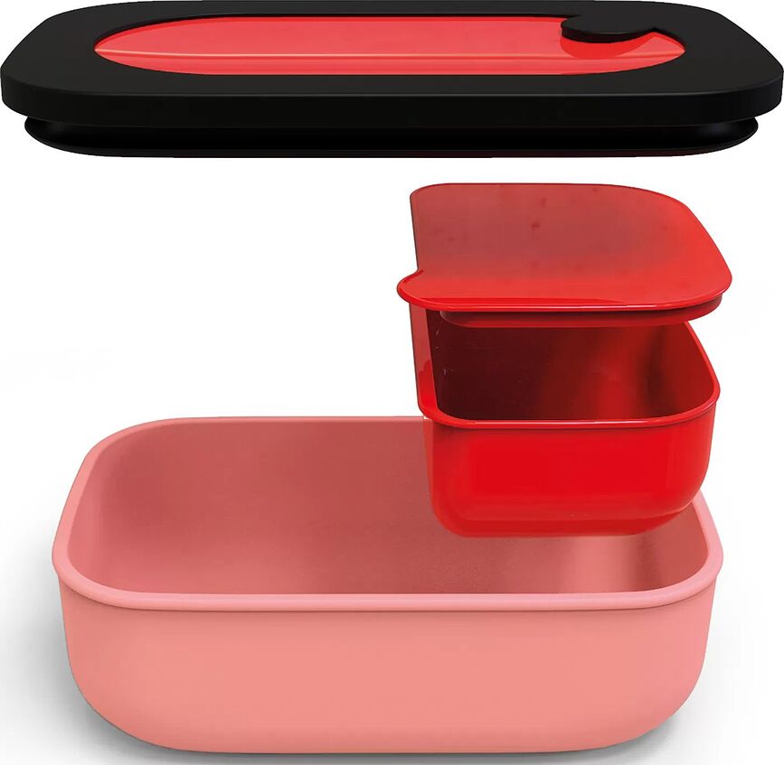 Contenedor Store & Go, 900 ml, rosa