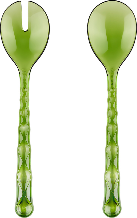 Cubiertos para ensalada Vanity, verdes