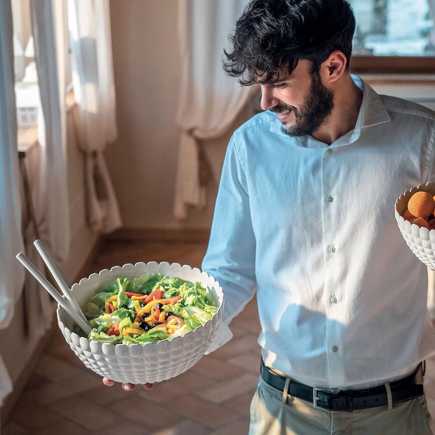 Cucharas para Ensalada Tiffany, terracota