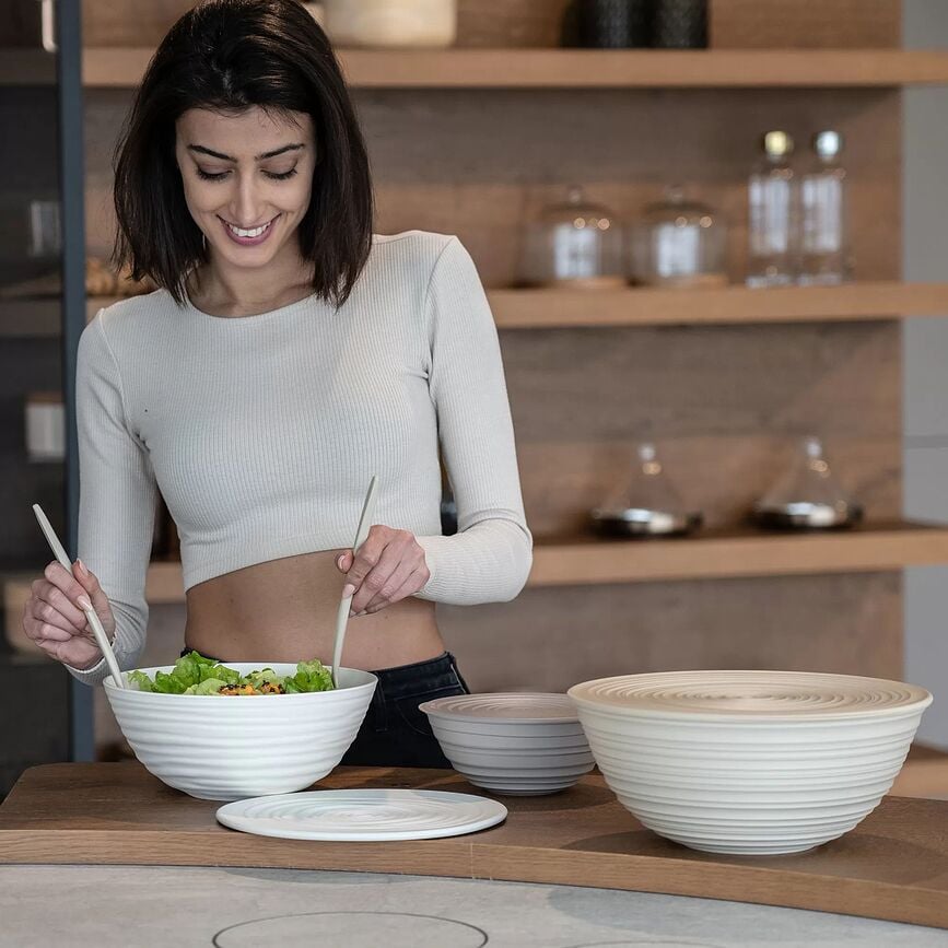 Cuenco con tapa Tierra XL, verde