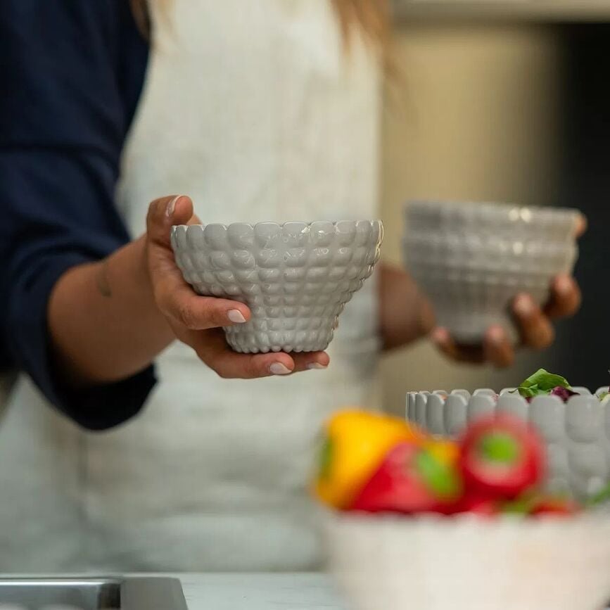 Cuenco de Postre Tiffany, antracita