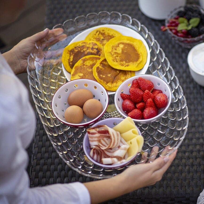 Cuencos para aperitivos Le Murrine, 12,5 cm, verde y rojo, 2 unidades