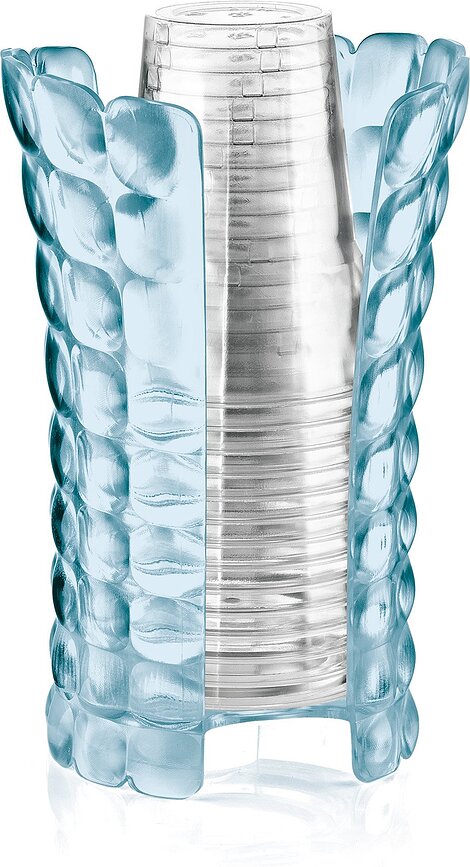 Dispensador de vasos desechables Tiffany, azul