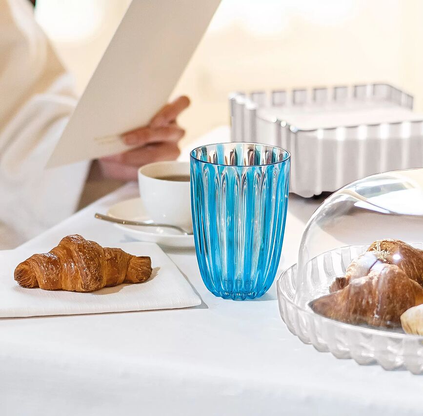 Dolcevita Čaše reciklirane tirkizne 470 ml 4 kom.