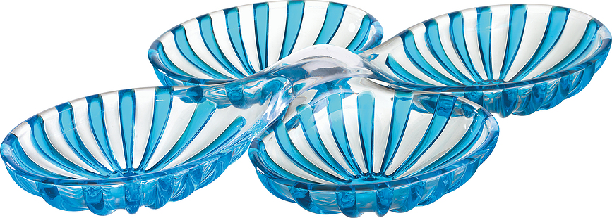 Dolcevita Coupelles à apéritif, turquoises, Lot de 2