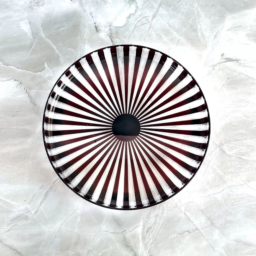 Dolcevita Δίσκος Σερβιρίσματος, ανακυκλωμένος, κεχριμπαρένιος