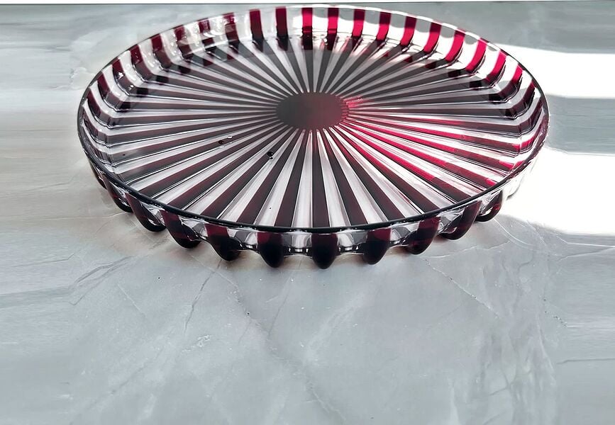 Dolcevita Poslužavnik reciklirani jantarni