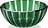 Dolcevita Salad bowl XL emerald recycled