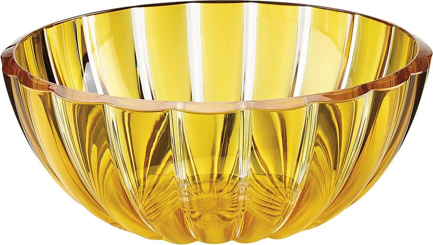 Dolcevita Σαλατιέρα, L, κεχριμπαρένια, από ανακυκλωμένο υλικό