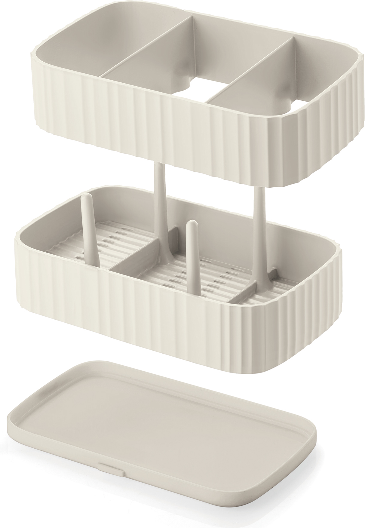 Guzzini Dish Drainer With Mat - 100% Recycled Drying Rack