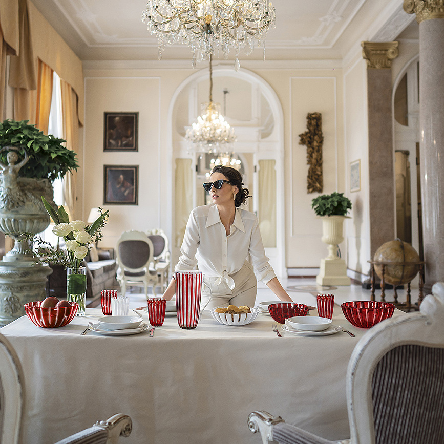 Ensaladera Dolcevita XL, esmeralda, de material reciclado