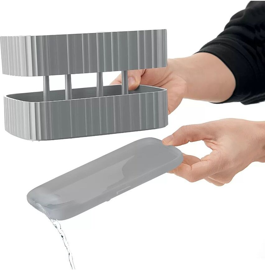 Escurridor de Cubiertos Eco-Kitchen, gris