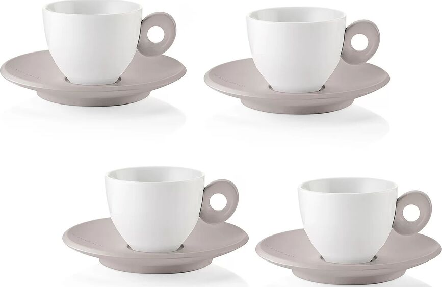 Everyday Tasses à Espresso avec soucoupe, vertes, Lot de 4