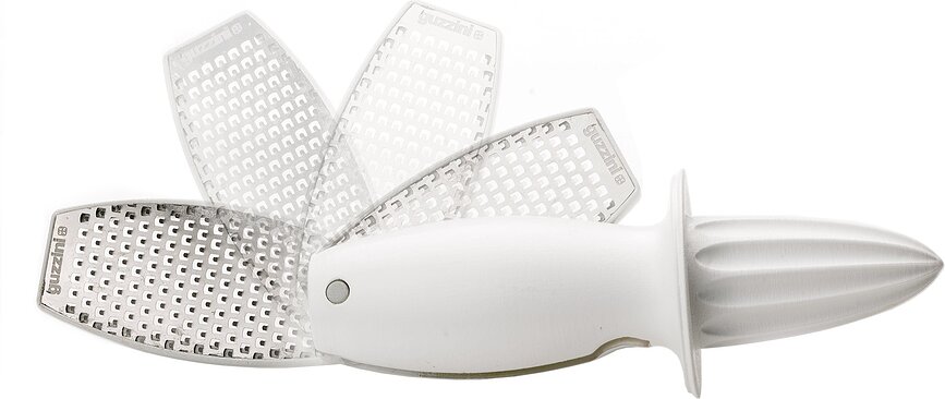 Exprimidor con rallador Squeeze&Grate, gris