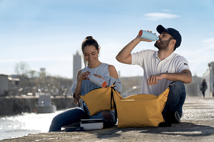 Fashion & Go Sac Isotherme, taille L, gris