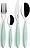 Feeling Set jedilnega pribora, akvamarin, 24-delni set