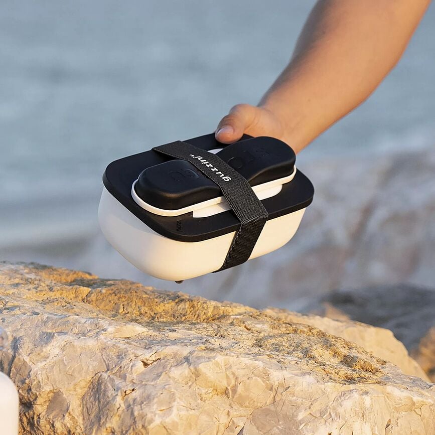 Fiambrera Store & Go, 900 ml, verde esmeralda, con cubiertos