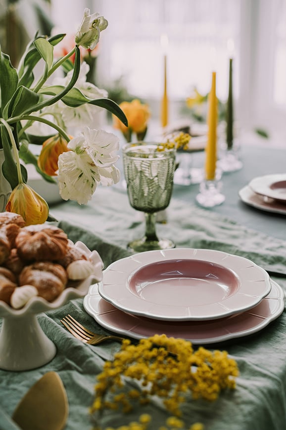 Flora Tanjur blagovaonski 28 cm plavi