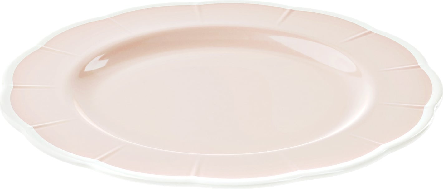 Flora Teller für Mittagsgerichte 28 cm rosa