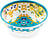 Flowers & Lemon Serving bowl 22 cm blue and yellow