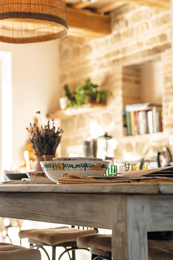 Flowers & Lemon Zdjela za posluživanje 30 cm plavo-žuta