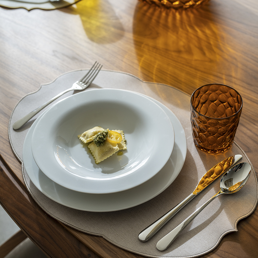 Flowers Podloga za krožnik, bež