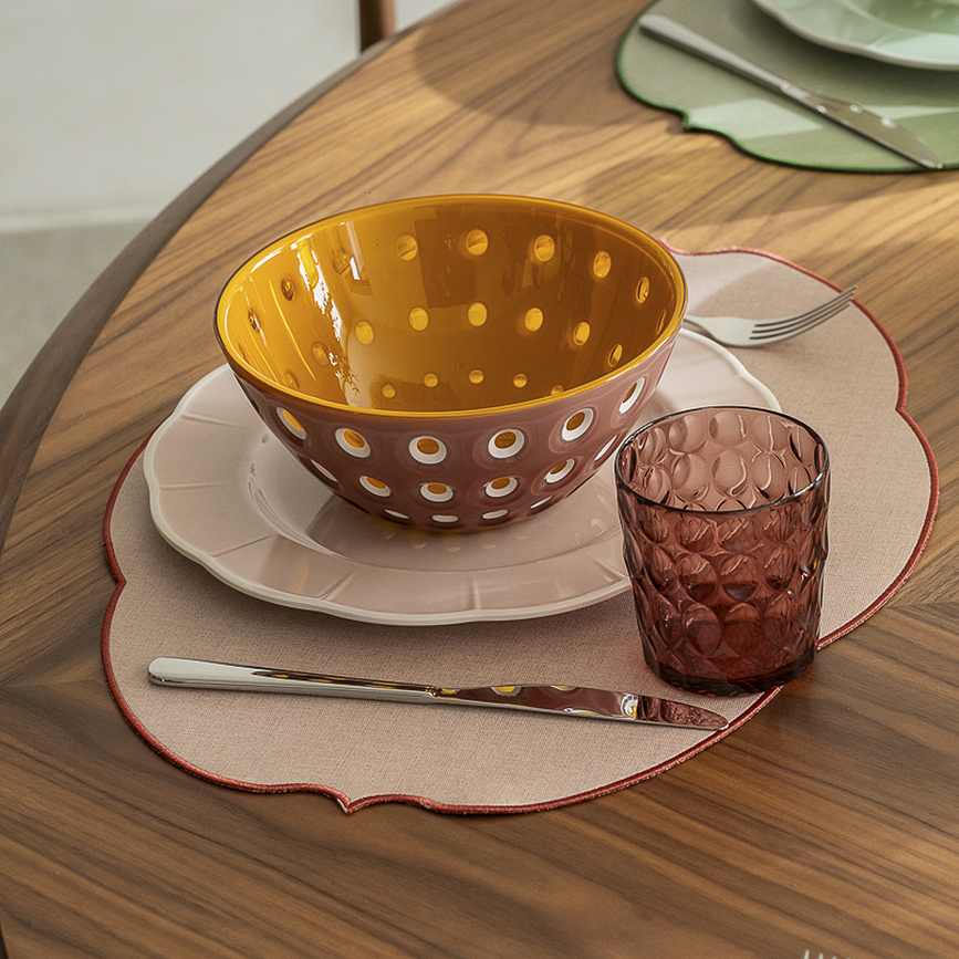 Σουπλά Flowers, μπεζ