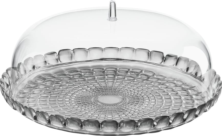 Fuente para tartas Tiffany, pequeña, gris