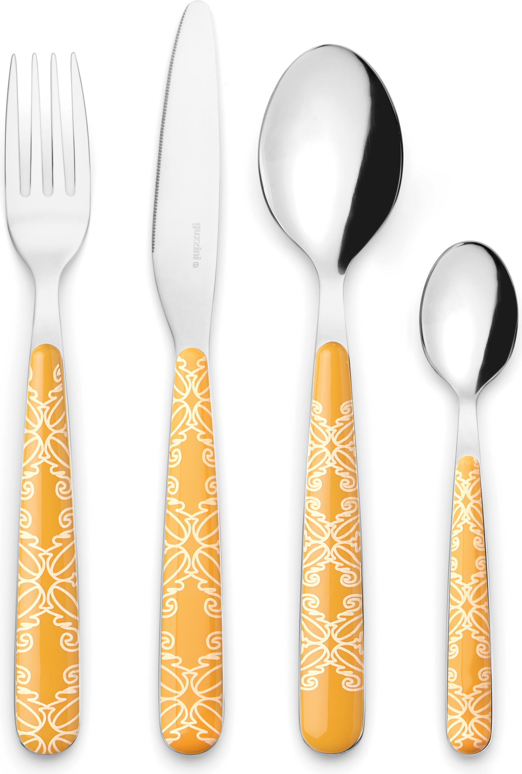 Fusion Besteck-Set gelb 24 El.