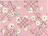 Fusion Bordstablett blommig 33 x 44 cm, rosa