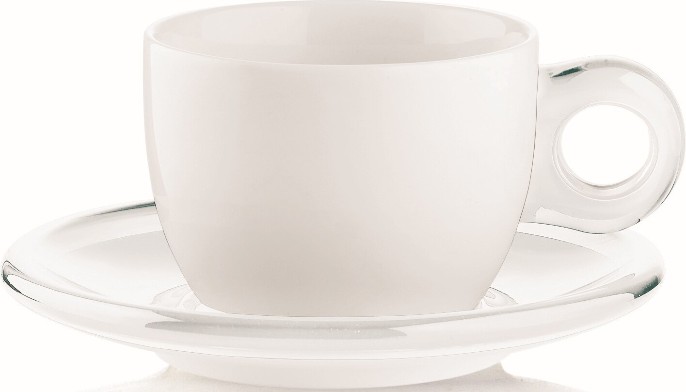 Gocce Cappuccino-Tassen durchsichtig 2 St.