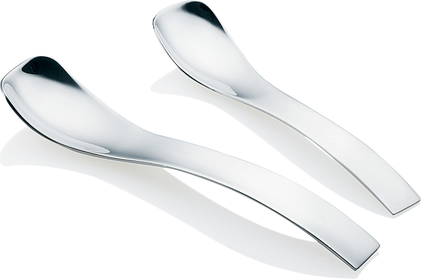 Gocce Cuillères 12,5 cm, en acier inoxydable, Lot de 6